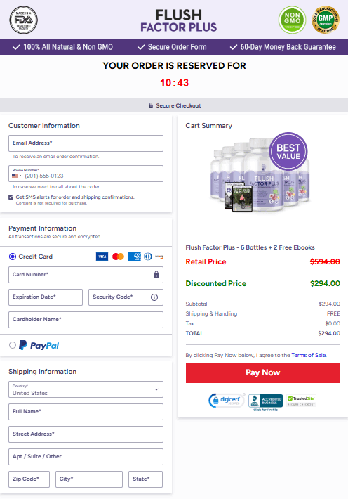 Flush Factor Plus-Secure-Checkout